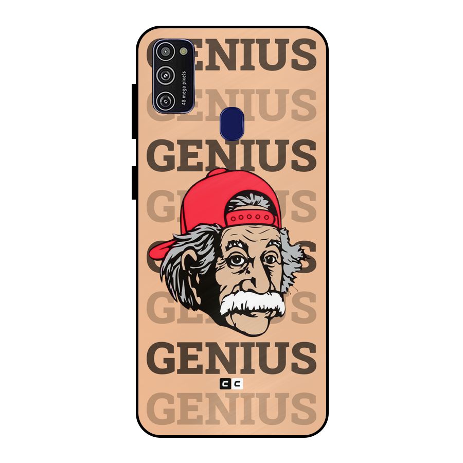 Genious Scientist Metal Back Case for Galaxy M21