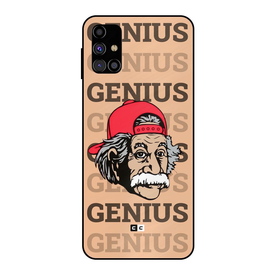 Genious Scientist Metal Back Case for Galaxy M31s