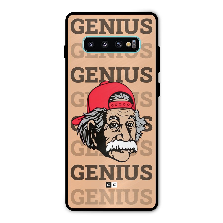 Genious Scientist Metal Back Case for Galaxy S10 Plus