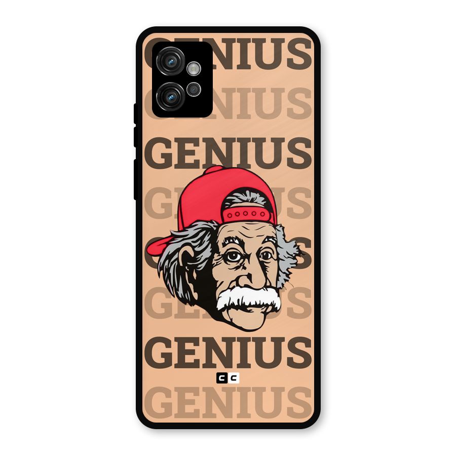 Genious Scientist Metal Back Case for Moto G32