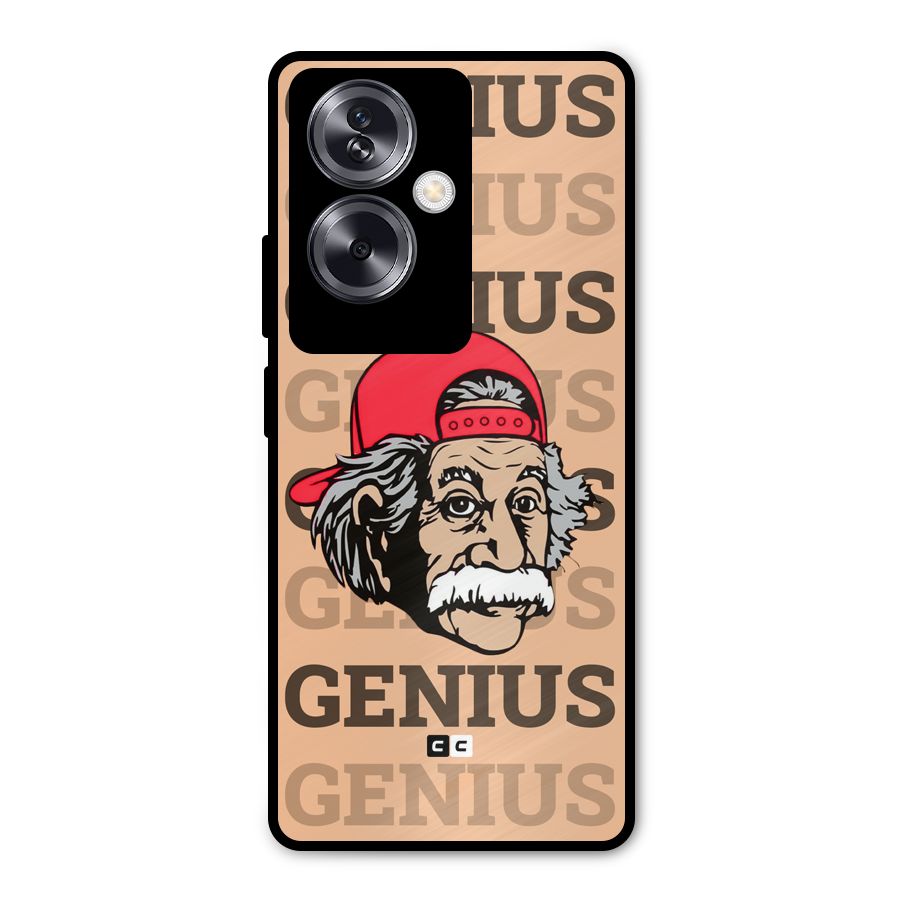 Genious Scientist Metal Back Case for Oppo A79 5G