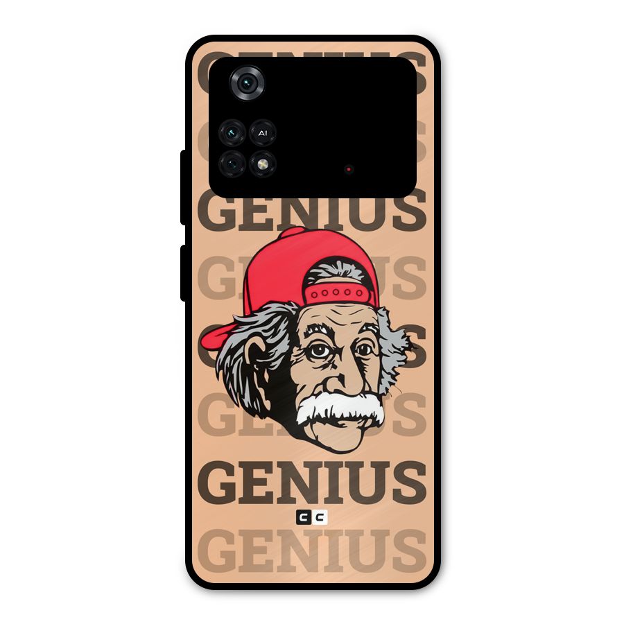 Genious Scientist Metal Back Case for Poco M4 Pro 4G