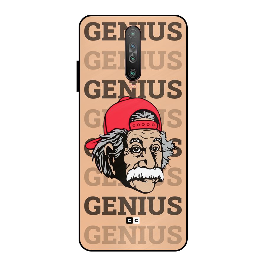 Genious Scientist Metal Back Case for Poco X2