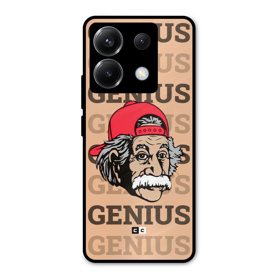 Genious Scientist Metal Back Case for Poco X6