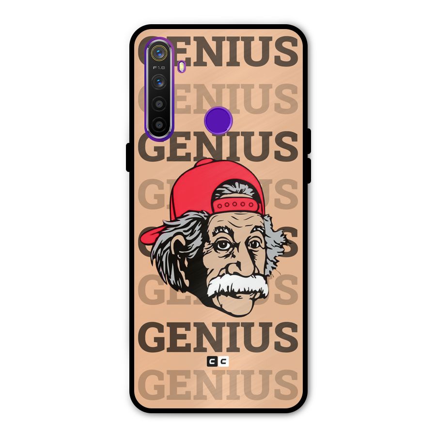 Genious Scientist Metal Back Case for Realme 5