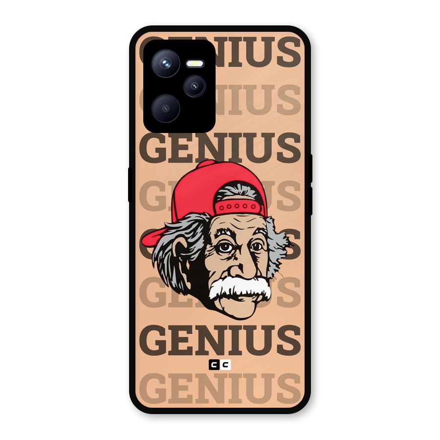 Genious Scientist Metal Back Case for Realme C35