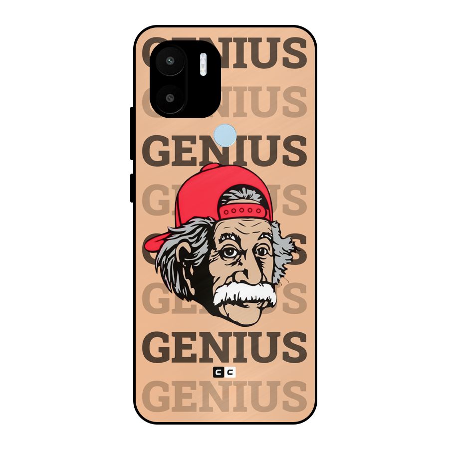 Genious Scientist Metal Back Case for Redmi A1 Plus
