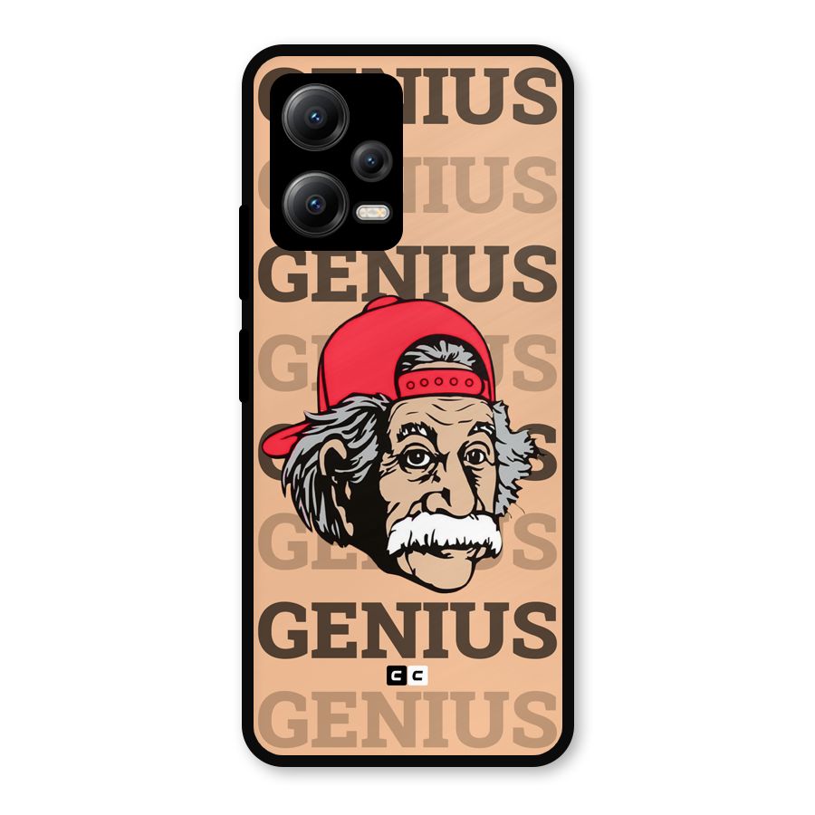 Genious Scientist Metal Back Case for Redmi Note 12 5G