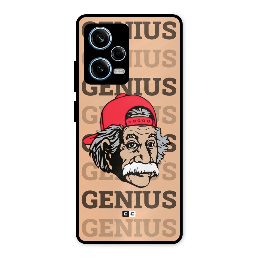 Genious Scientist Metal Back Case for Redmi Note 12 Pro