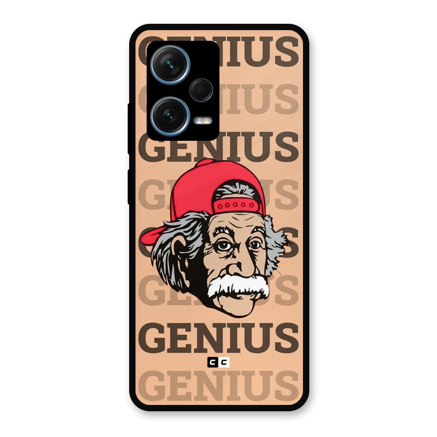 Genious Scientist Metal Back Case for Redmi Note 12 Pro Plus 5G