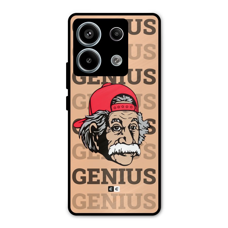Genious Scientist Metal Back Case for Redmi Note 13 Pro 5G