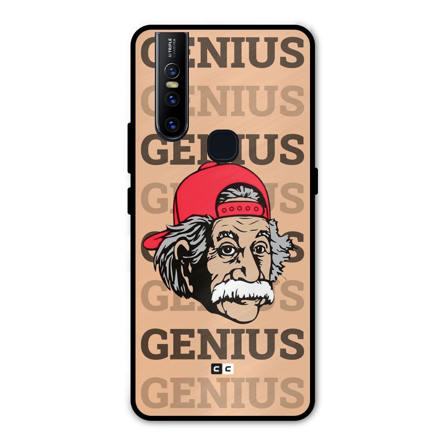 Genious Scientist Metal Back Case for Vivo V15