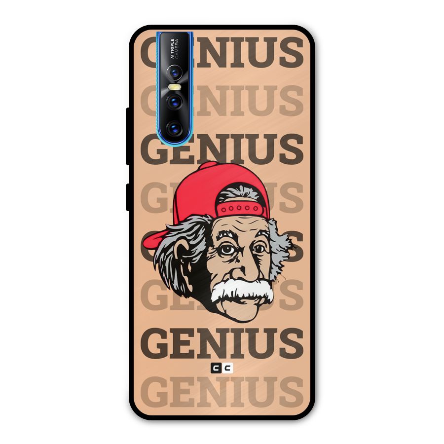 Genious Scientist Metal Back Case for Vivo V15 Pro