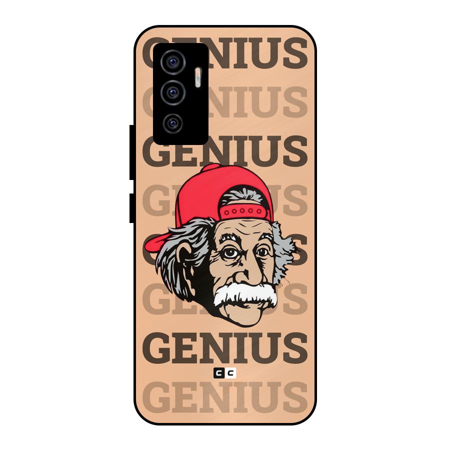 Genious Scientist Metal Back Case for Vivo V23e
