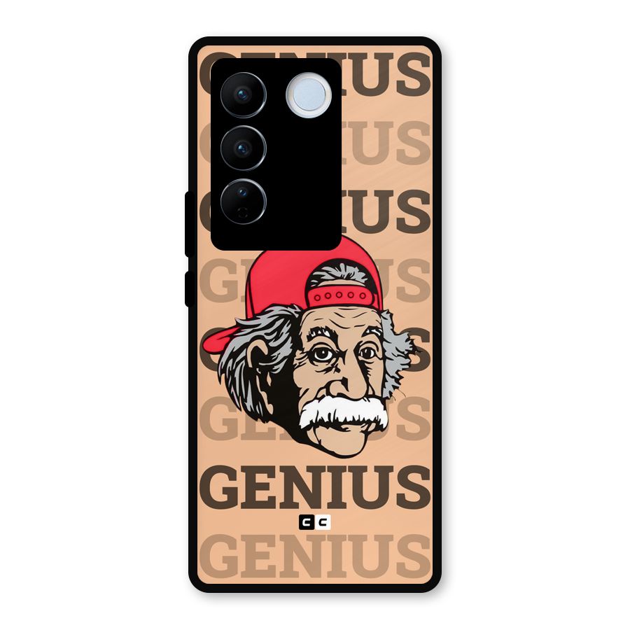 Genious Scientist Metal Back Case for Vivo V27