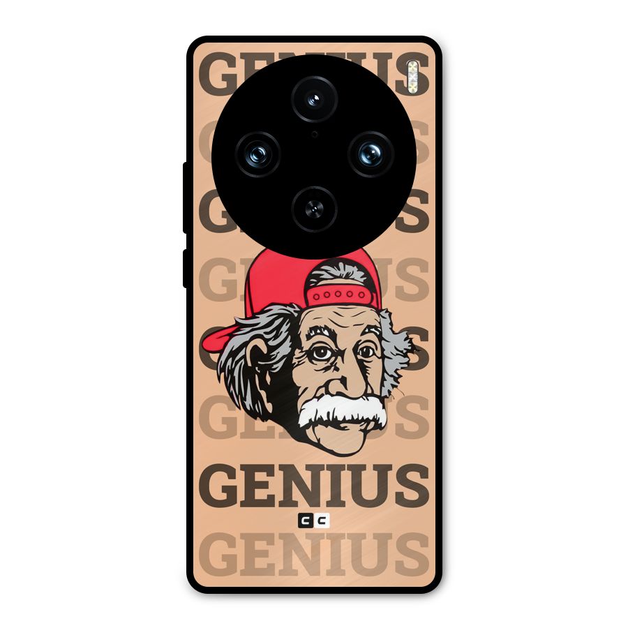 Genious Scientist Metal Back Case for Vivo X100 Pro