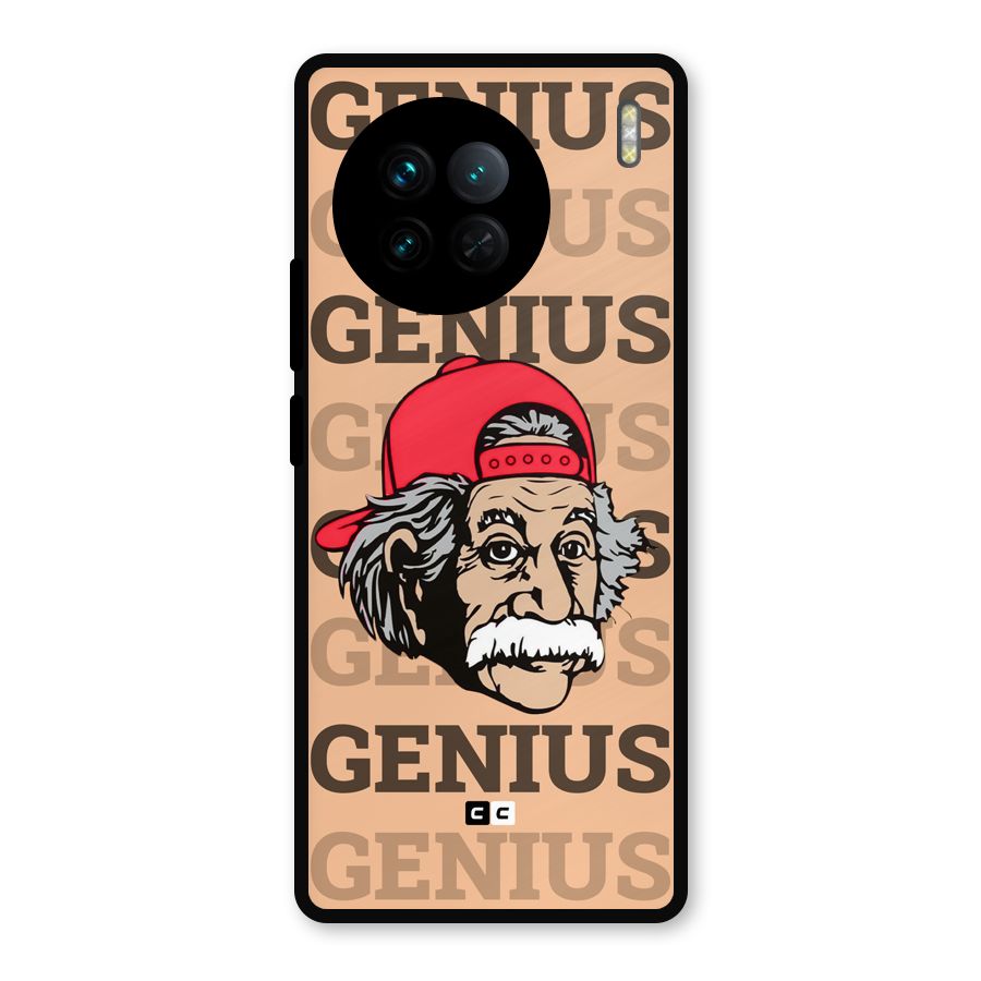 Genious Scientist Metal Back Case for Vivo X90