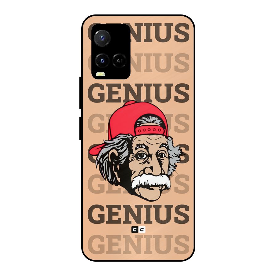 Genious Scientist Metal Back Case for Vivo Y21