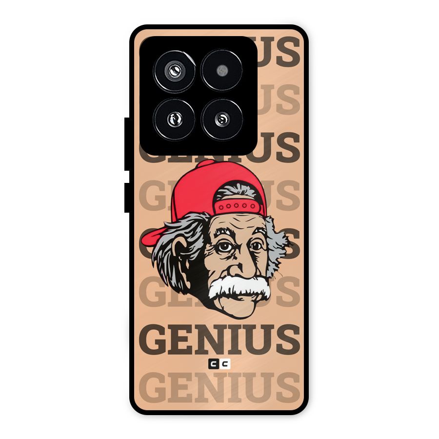 Genious Scientist Metal Back Case for Xiaomi 14 Pro