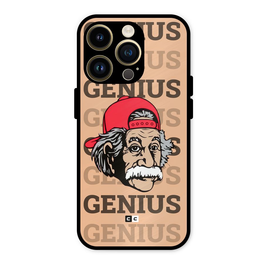 Genious Scientist Metal Back Case for iPhone 14 Pro