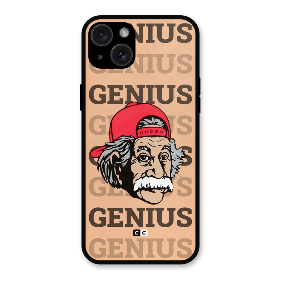 Genious Scientist Metal Back Case for iPhone 15 Plus