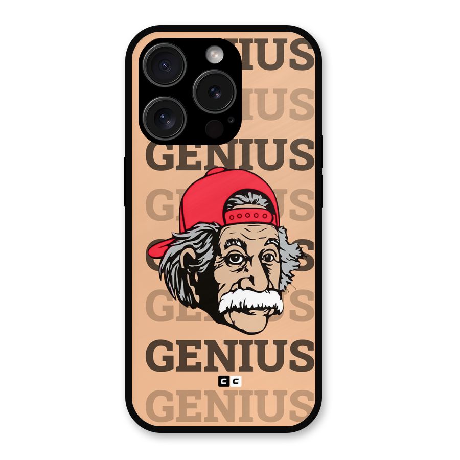 Genious Scientist Metal Back Case for iPhone 15 Pro