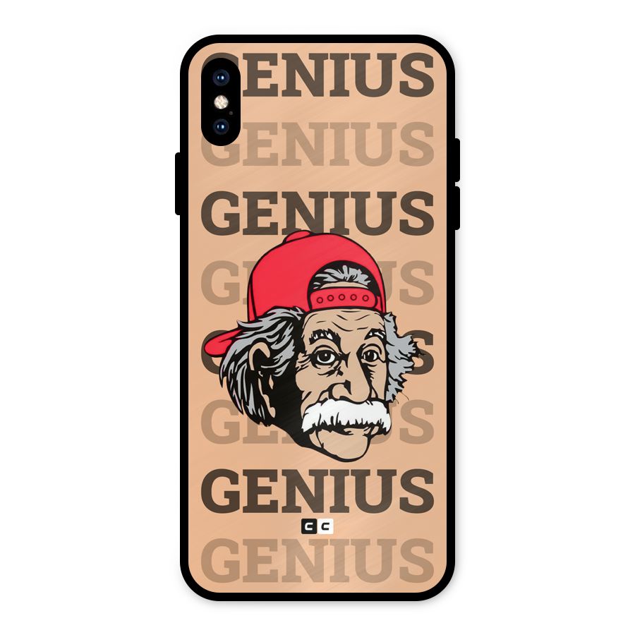 Genious Scientist Metal Back Case for iPhone XS Max