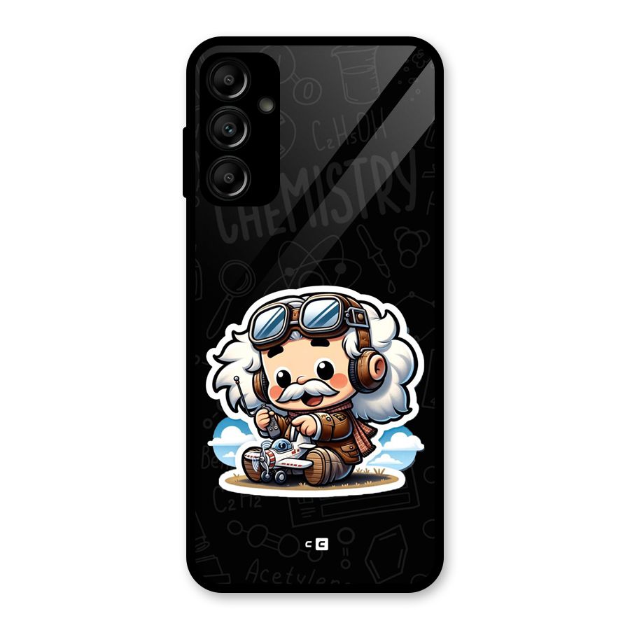 Genius Kid Glass Back Case for Galaxy A14 5G