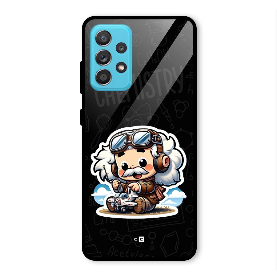 Genius Kid Glass Back Case for Galaxy A52s 5G