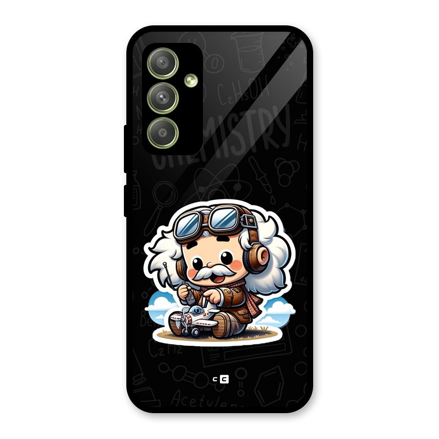 Genius Kid Glass Back Case for Galaxy A54