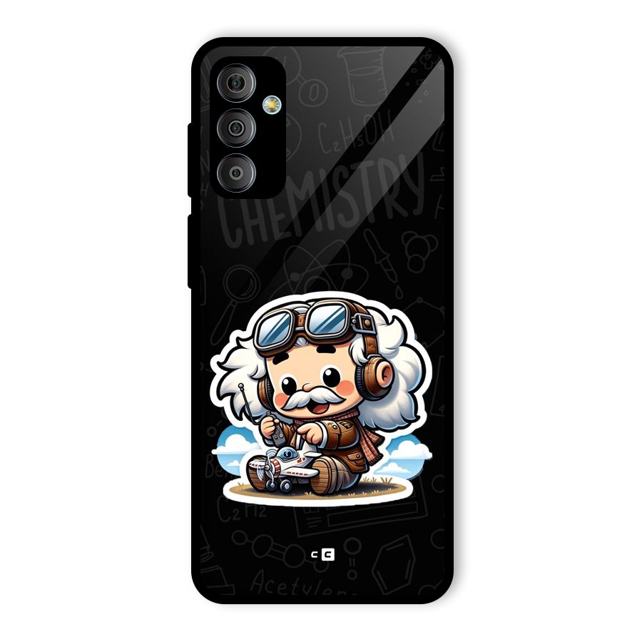 Genius Kid Glass Back Case for Galaxy F23