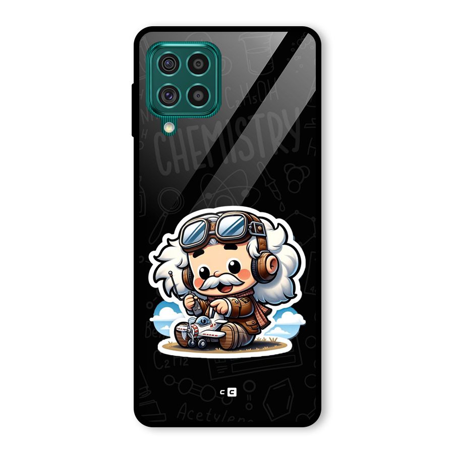 Genius Kid Glass Back Case for Galaxy F62