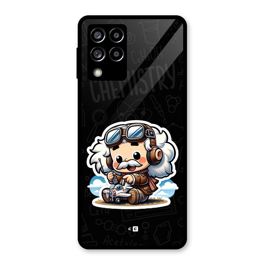 Genius Kid Glass Back Case for Galaxy M53 5G