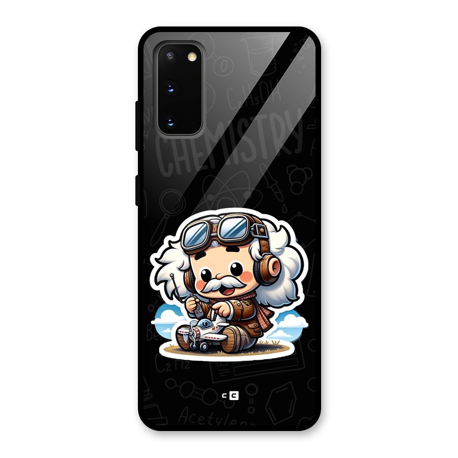 Genius Kid Glass Back Case for Galaxy S20