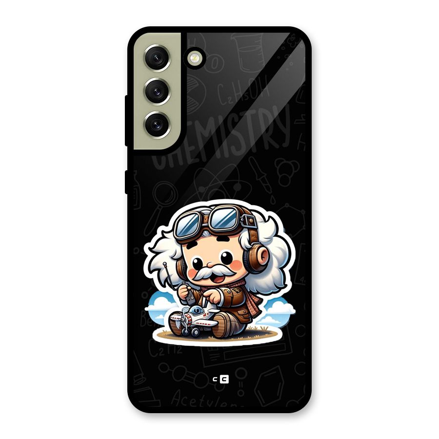 Genius Kid Glass Back Case for Galaxy S21 FE 5G