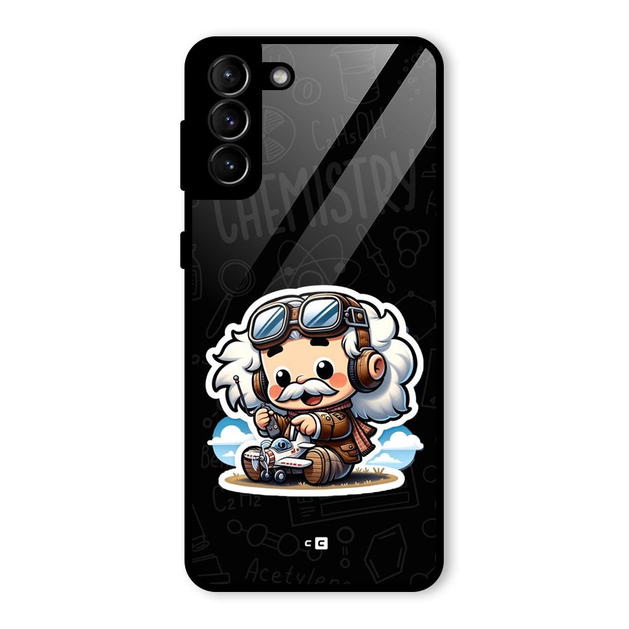 Genius Kid Glass Back Case for Galaxy S21 Plus