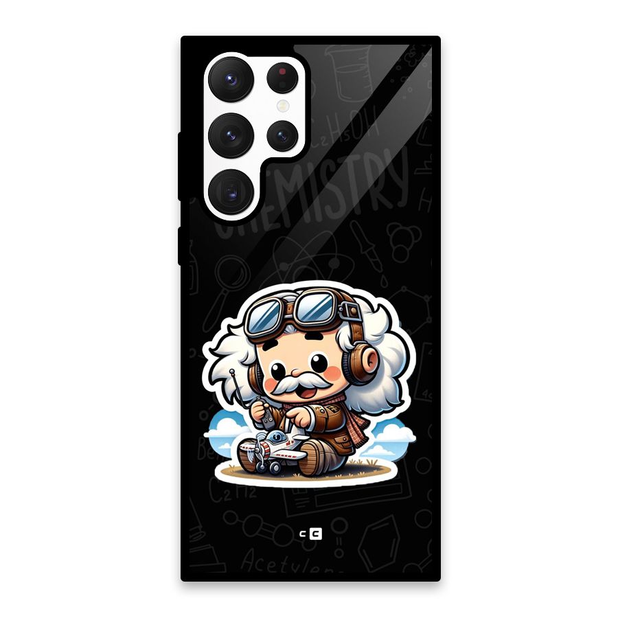 Genius Kid Glass Back Case for Galaxy S22 Ultra 5G