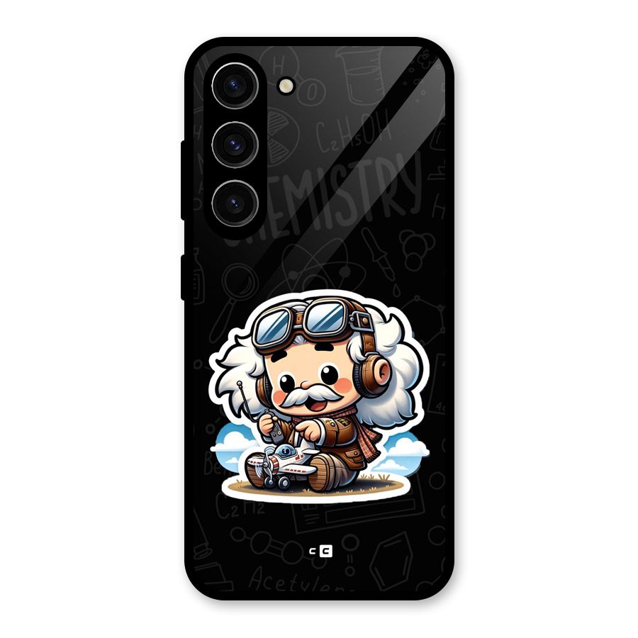 Genius Kid Glass Back Case for Galaxy S23