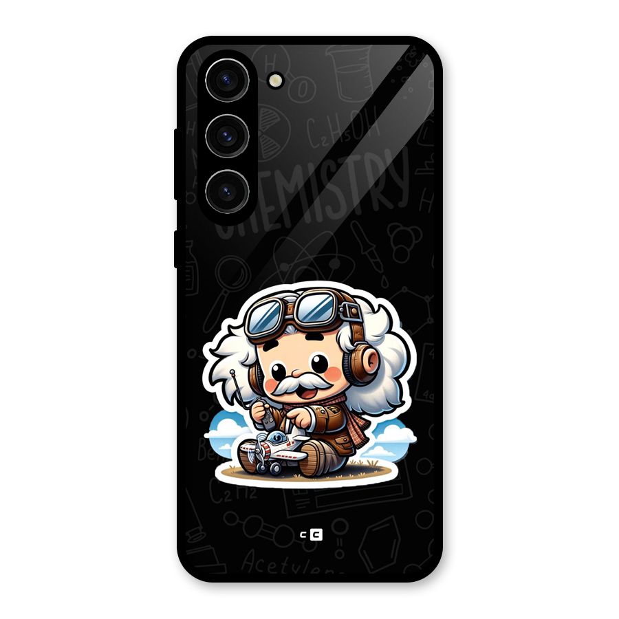 Genius Kid Glass Back Case for Galaxy S23 Plus
