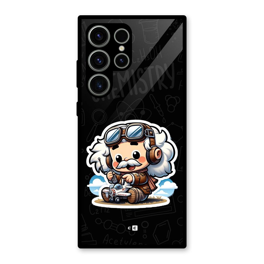 Genius Kid Glass Back Case for Galaxy S23 Ultra