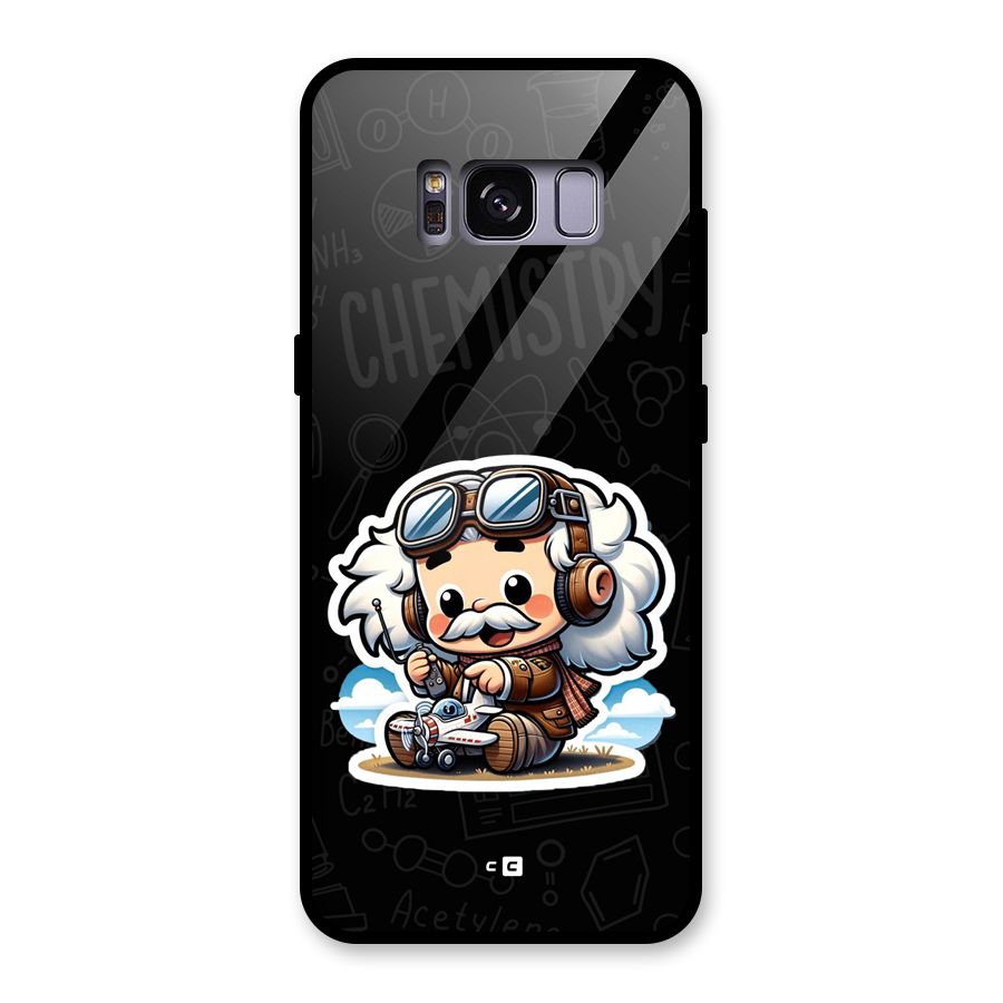 Genius Kid Glass Back Case for Galaxy S8
