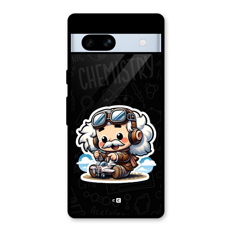 Genius Kid Glass Back Case for Google Pixel 7a