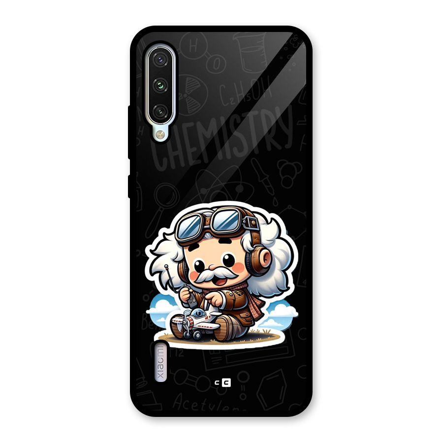 Genius Kid Glass Back Case for Mi A3