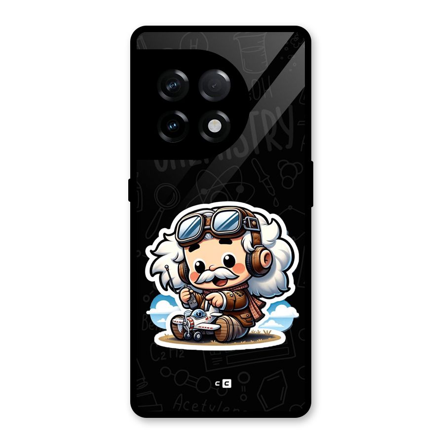 Genius Kid Glass Back Case for OnePlus 11R