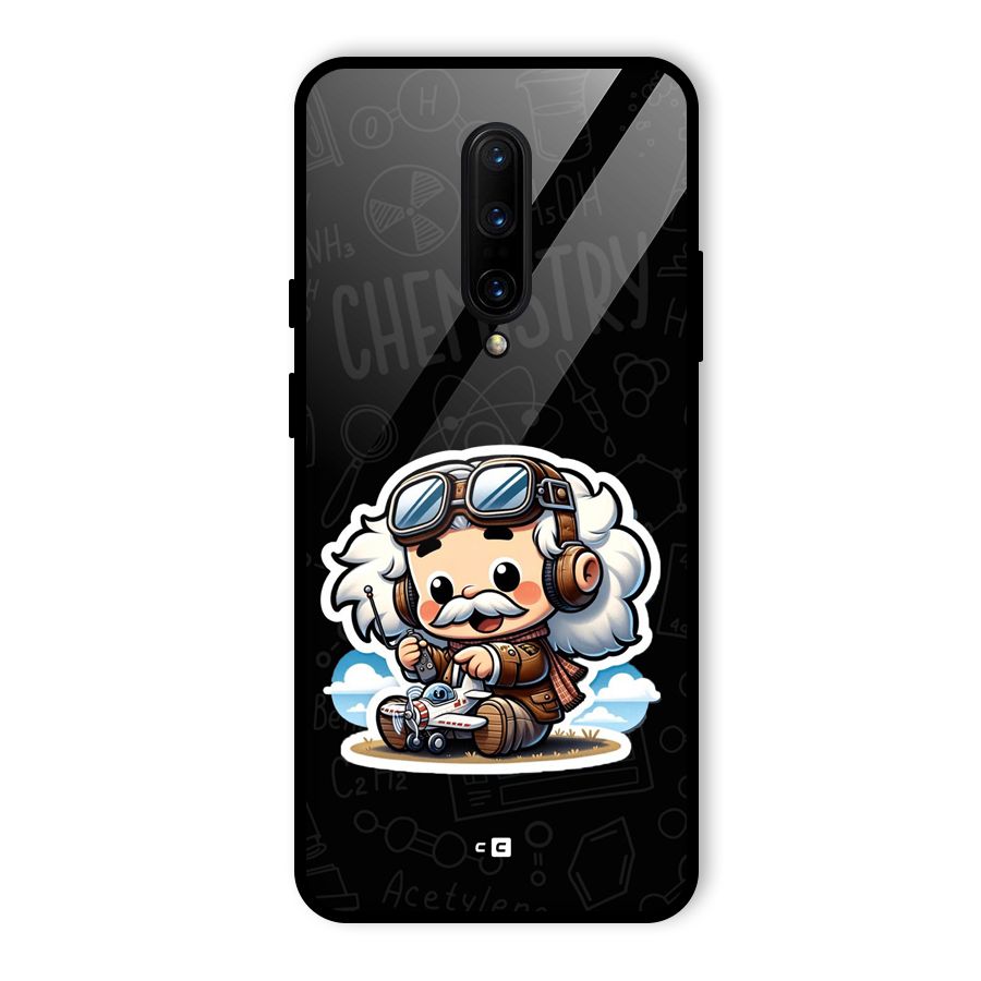Genius Kid Glass Back Case for OnePlus 7 Pro