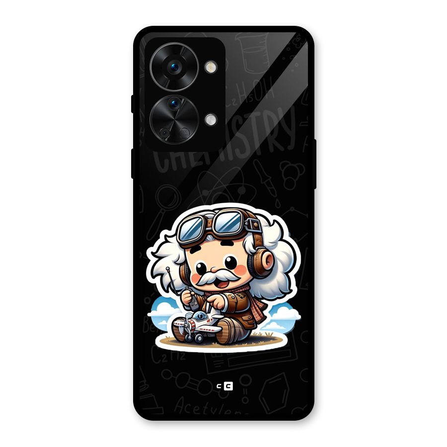 Genius Kid Glass Back Case for OnePlus Nord 2T