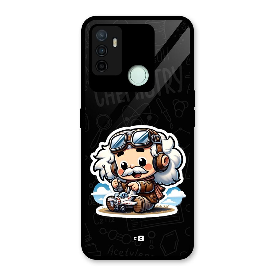 Genius Kid Glass Back Case for Oppo A53