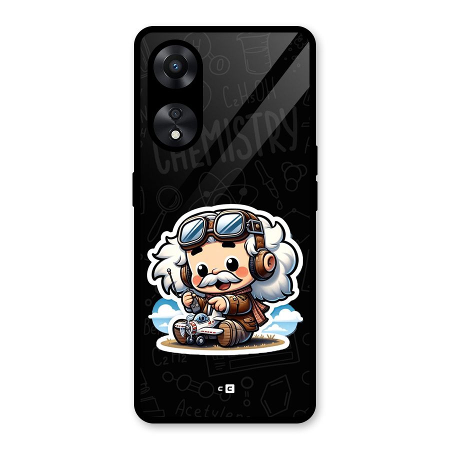 Genius Kid Glass Back Case for Oppo A78