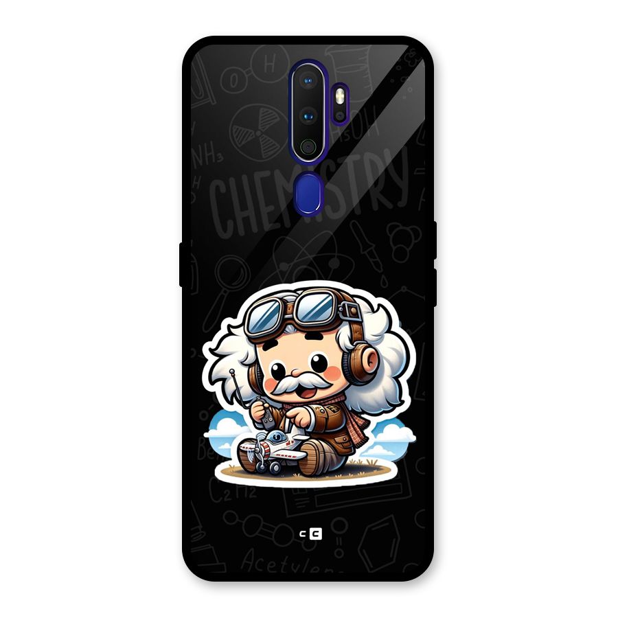 Genius Kid Glass Back Case for Oppo A9 (2020)