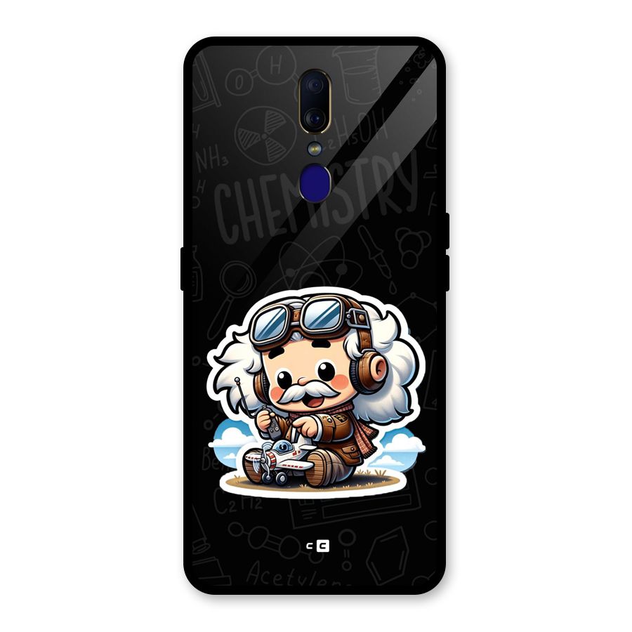 Genius Kid Glass Back Case for Oppo F11